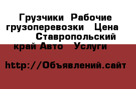 Грузчики. Рабочие грузоперевозки › Цена ­ 300 - Ставропольский край Авто » Услуги   